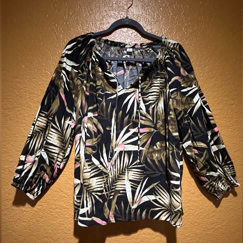 Old Navy Long Sleeve Peasant Blouse